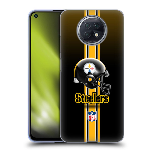 NFL Pittsburgh Steelers Logo Helmet Soft Gel Case for Xiaomi Redmi Note 9T 5G
