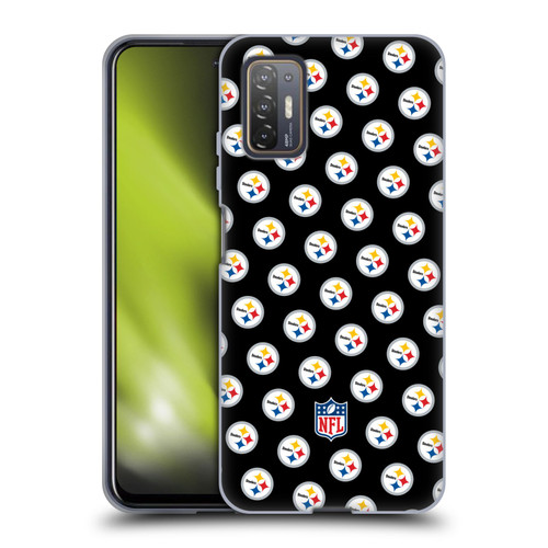 NFL Pittsburgh Steelers Artwork Patterns Soft Gel Case for HTC Desire 21 Pro 5G