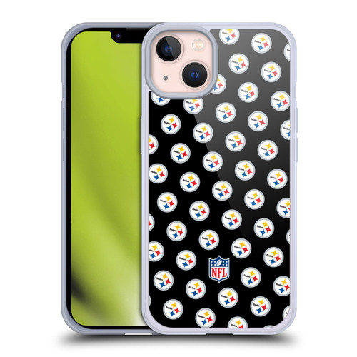 NFL Pittsburgh Steelers Artwork Patterns Soft Gel Case for Apple iPhone 13