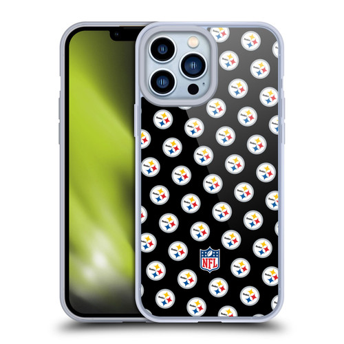NFL Pittsburgh Steelers Artwork Patterns Soft Gel Case for Apple iPhone 13 Pro Max