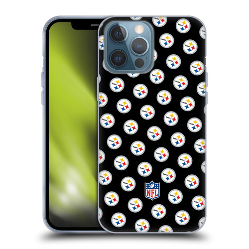 NFL Pittsburgh Steelers Artwork Patterns Soft Gel Case for Apple iPhone 13 Pro Max