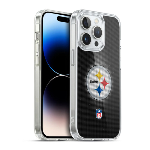 NFL Pittsburgh Steelers Artwork LED Soft Gel Case for Apple iPhone 14 Pro & MagSafe