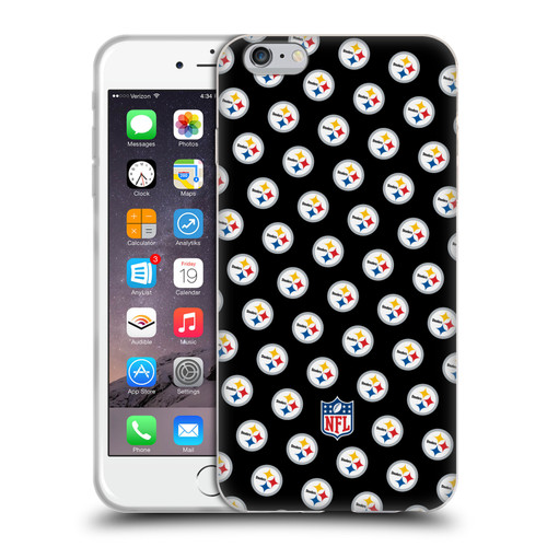 NFL Pittsburgh Steelers Artwork Patterns Soft Gel Case for Apple iPhone 6 Plus / iPhone 6s Plus