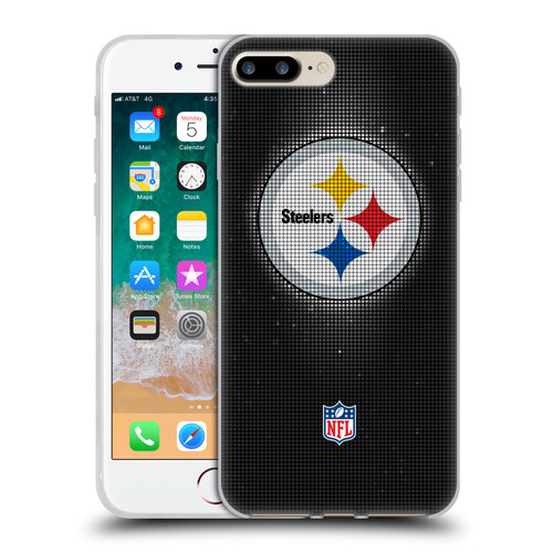 NFL Pittsburgh Steelers Artwork LED Soft Gel Case for Apple iPhone 7 Plus / iPhone 8 Plus