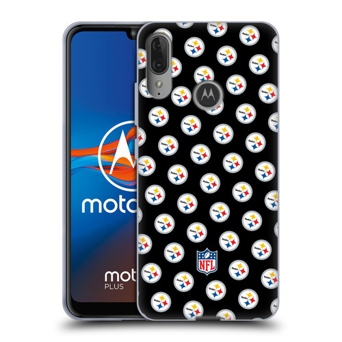NFL Pittsburgh Steelers Artwork Patterns Soft Gel Case for Motorola Moto E6 Plus