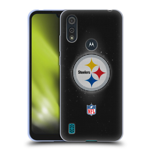 NFL Pittsburgh Steelers Artwork LED Soft Gel Case for Motorola Moto E6s (2020)