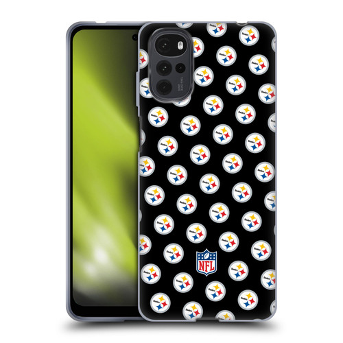 NFL Pittsburgh Steelers Artwork Patterns Soft Gel Case for Motorola Moto G22