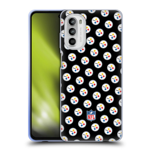 NFL Pittsburgh Steelers Artwork Patterns Soft Gel Case for Motorola Moto G52