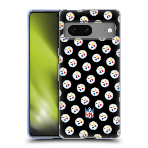 NFL Pittsburgh Steelers Artwork Patterns Soft Gel Case for Google Pixel 7