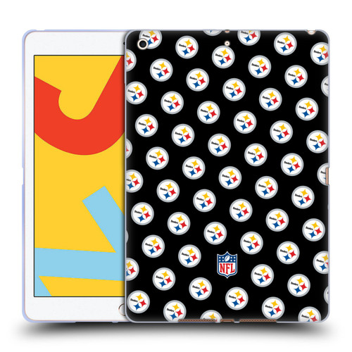 NFL Pittsburgh Steelers Artwork Patterns Soft Gel Case for Apple iPad 10.2 2019/2020/2021