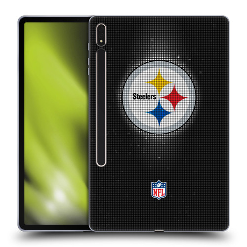 NFL Pittsburgh Steelers Artwork LED Soft Gel Case for Samsung Galaxy Tab S8 Plus