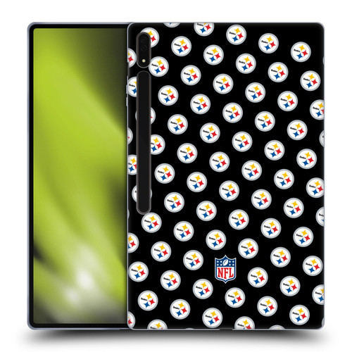 NFL Pittsburgh Steelers Artwork Patterns Soft Gel Case for Samsung Galaxy Tab S8 Ultra