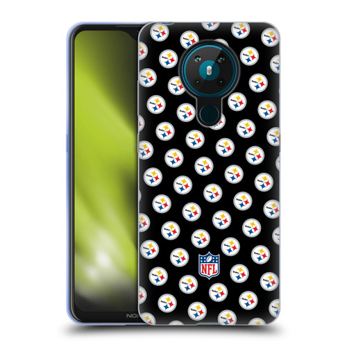 NFL Pittsburgh Steelers Artwork Patterns Soft Gel Case for Nokia 5.3