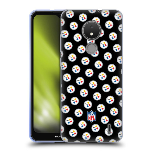 NFL Pittsburgh Steelers Artwork Patterns Soft Gel Case for Nokia C21