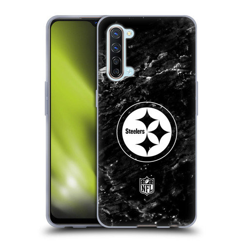 NFL Pittsburgh Steelers Artwork Marble Soft Gel Case for OPPO Find X2 Lite 5G