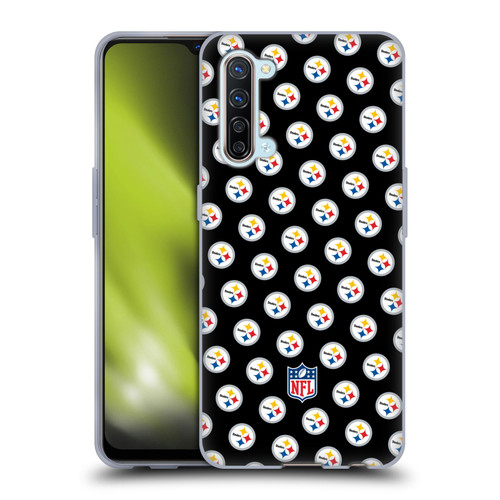NFL Pittsburgh Steelers Artwork Patterns Soft Gel Case for OPPO Find X2 Lite 5G