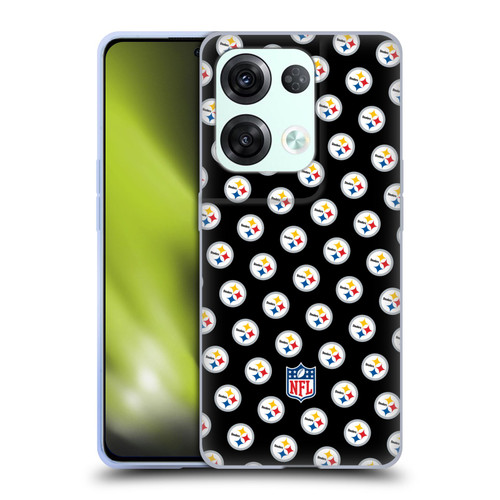 NFL Pittsburgh Steelers Artwork Patterns Soft Gel Case for OPPO Reno8 Pro