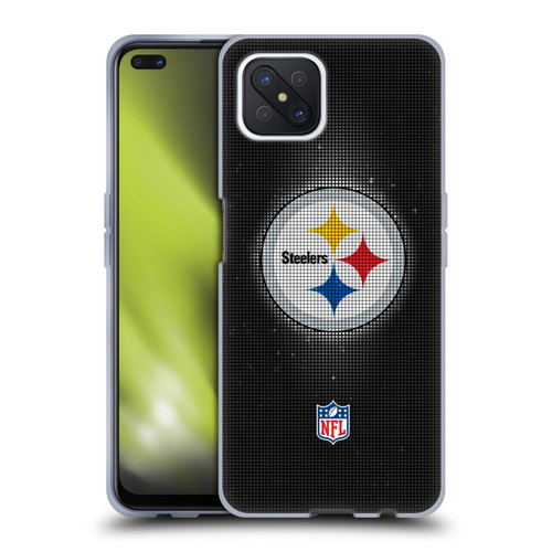 NFL Pittsburgh Steelers Artwork LED Soft Gel Case for OPPO Reno4 Z 5G