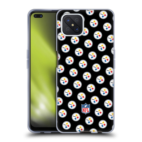 NFL Pittsburgh Steelers Artwork Patterns Soft Gel Case for OPPO Reno4 Z 5G