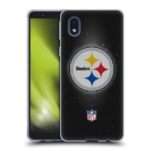 NFL Pittsburgh Steelers Artwork LED Soft Gel Case for Samsung Galaxy A01 Core (2020)