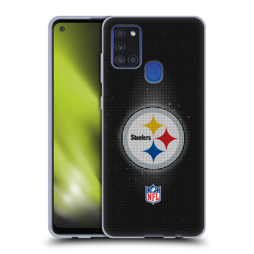 NFL Pittsburgh Steelers Artwork LED Soft Gel Case for Samsung Galaxy A21s (2020)