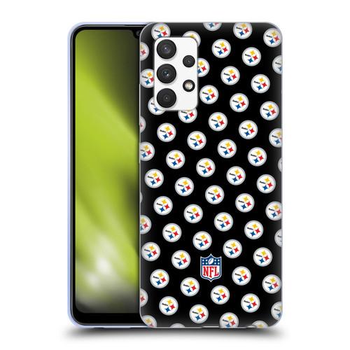 NFL Pittsburgh Steelers Artwork Patterns Soft Gel Case for Samsung Galaxy A32 (2021)