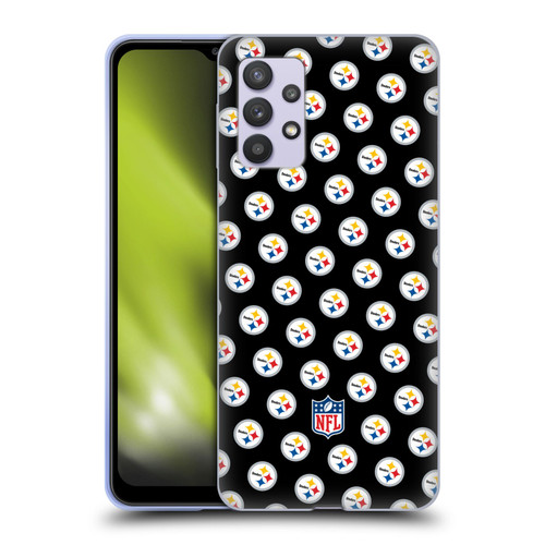 NFL Pittsburgh Steelers Artwork Patterns Soft Gel Case for Samsung Galaxy A32 5G / M32 5G (2021)