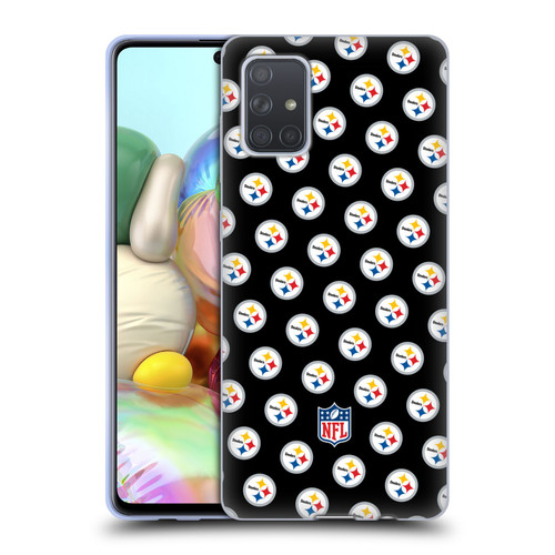 NFL Pittsburgh Steelers Artwork Patterns Soft Gel Case for Samsung Galaxy A71 (2019)