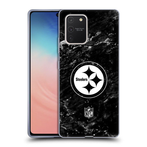 NFL Pittsburgh Steelers Artwork Marble Soft Gel Case for Samsung Galaxy S10 Lite