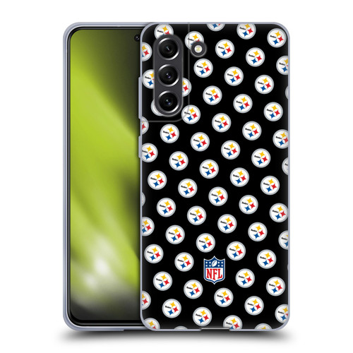 NFL Pittsburgh Steelers Artwork Patterns Soft Gel Case for Samsung Galaxy S21 FE 5G