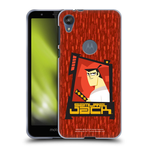 Samurai Jack Graphics Character Art 2 Soft Gel Case for Motorola Moto E6