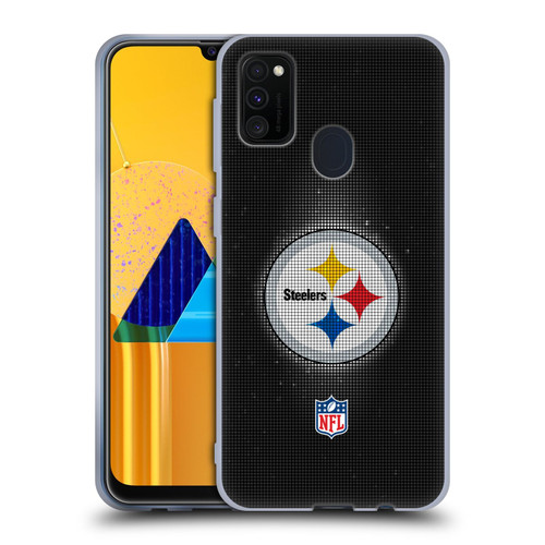 NFL Pittsburgh Steelers Artwork LED Soft Gel Case for Samsung Galaxy M30s (2019)/M21 (2020)