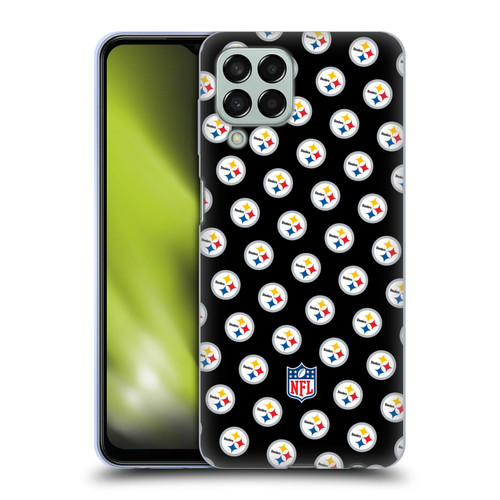 NFL Pittsburgh Steelers Artwork Patterns Soft Gel Case for Samsung Galaxy M33 (2022)