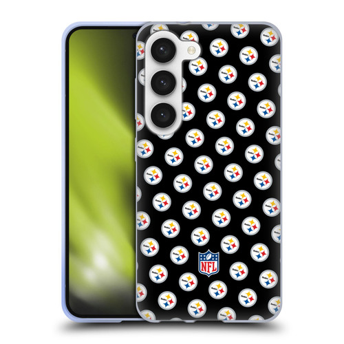 NFL Pittsburgh Steelers Artwork Patterns Soft Gel Case for Samsung Galaxy S23 5G