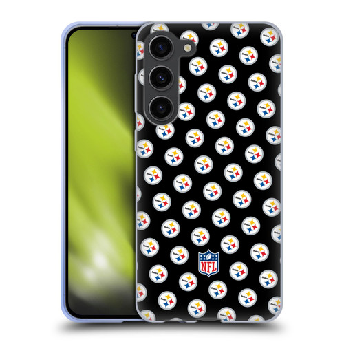 NFL Pittsburgh Steelers Artwork Patterns Soft Gel Case for Samsung Galaxy S23+ 5G