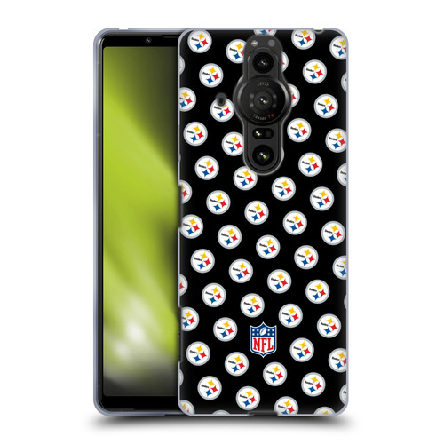 NFL Pittsburgh Steelers Artwork Patterns Soft Gel Case for Sony Xperia Pro-I