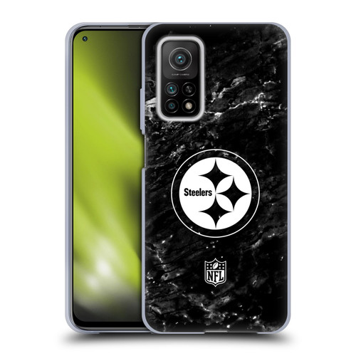 NFL Pittsburgh Steelers Artwork Marble Soft Gel Case for Xiaomi Mi 10T 5G