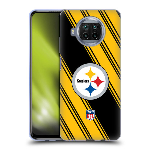 NFL Pittsburgh Steelers Artwork Stripes Soft Gel Case for Xiaomi Mi 10T Lite 5G