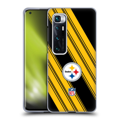 NFL Pittsburgh Steelers Artwork Stripes Soft Gel Case for Xiaomi Mi 10 Ultra 5G