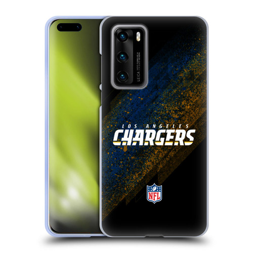 NFL Los Angeles Chargers Logo Blur Soft Gel Case for Huawei P40 5G
