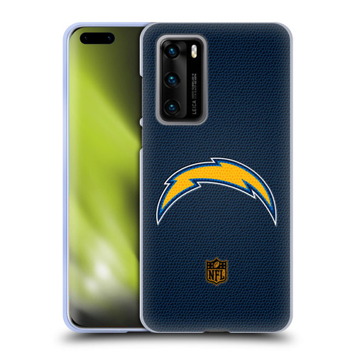 NFL Los Angeles Chargers Logo Football Soft Gel Case for Huawei P40 5G