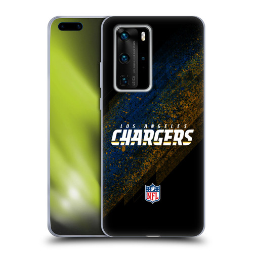 NFL Los Angeles Chargers Logo Blur Soft Gel Case for Huawei P40 Pro / P40 Pro Plus 5G