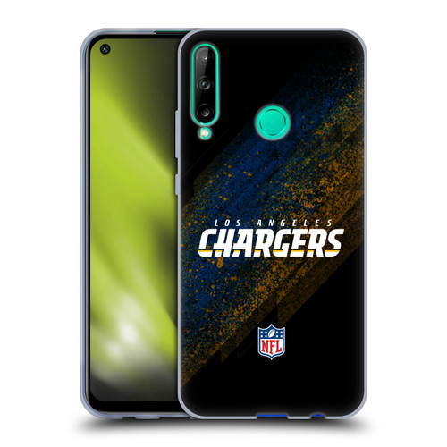 NFL Los Angeles Chargers Logo Blur Soft Gel Case for Huawei P40 lite E