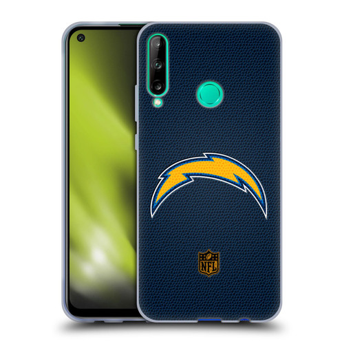 NFL Los Angeles Chargers Logo Football Soft Gel Case for Huawei P40 lite E