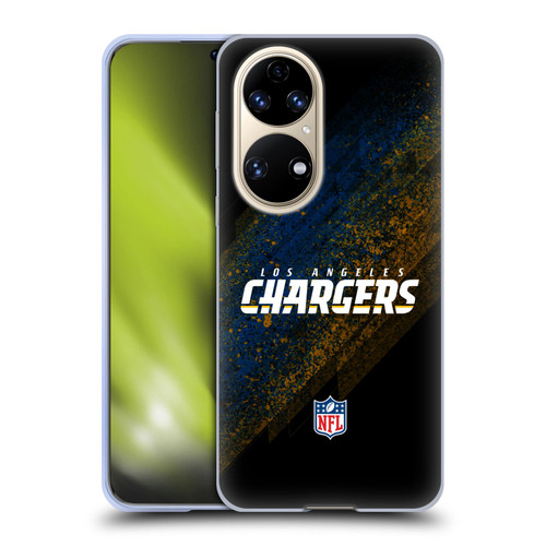 NFL Los Angeles Chargers Logo Blur Soft Gel Case for Huawei P50