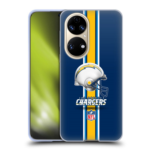 NFL Los Angeles Chargers Logo Helmet Soft Gel Case for Huawei P50