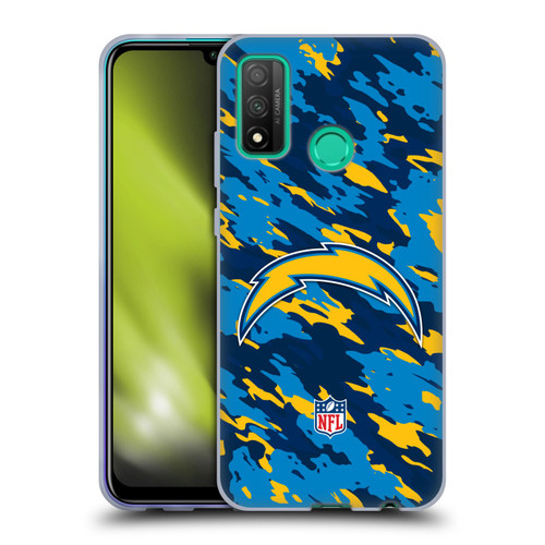 NFL Los Angeles Chargers Logo Camou Soft Gel Case for Huawei P Smart (2020)