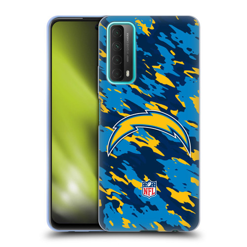 NFL Los Angeles Chargers Logo Camou Soft Gel Case for Huawei P Smart (2021)