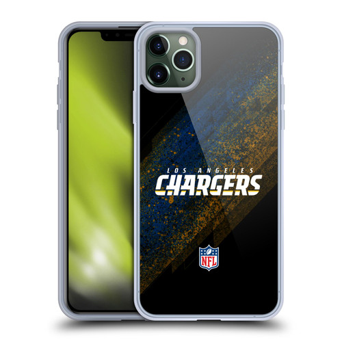NFL Los Angeles Chargers Logo Blur Soft Gel Case for Apple iPhone 11 Pro Max