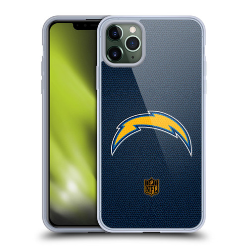 NFL Los Angeles Chargers Logo Football Soft Gel Case for Apple iPhone 11 Pro Max